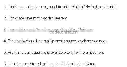 Pneumatic Shearing Machine