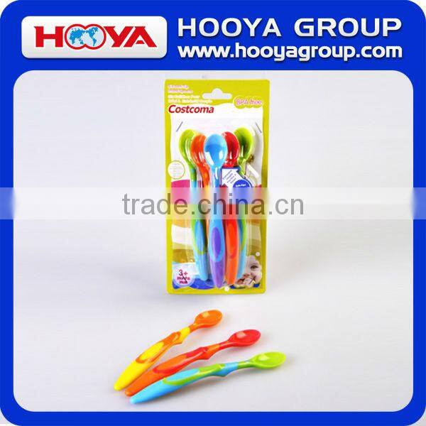 BPA Free Colored Plastic Baby Spoons