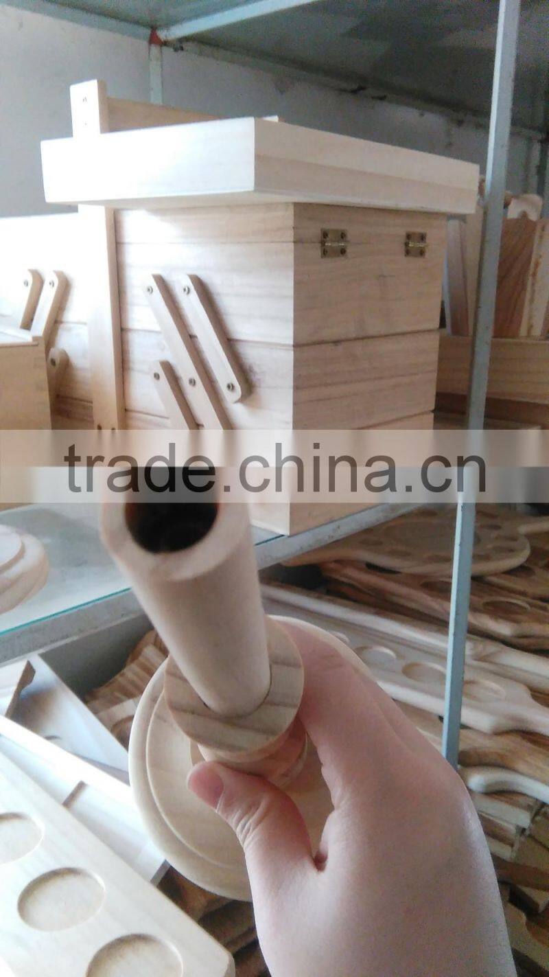 accept custom handmade wooden candle holder /candle candlestick