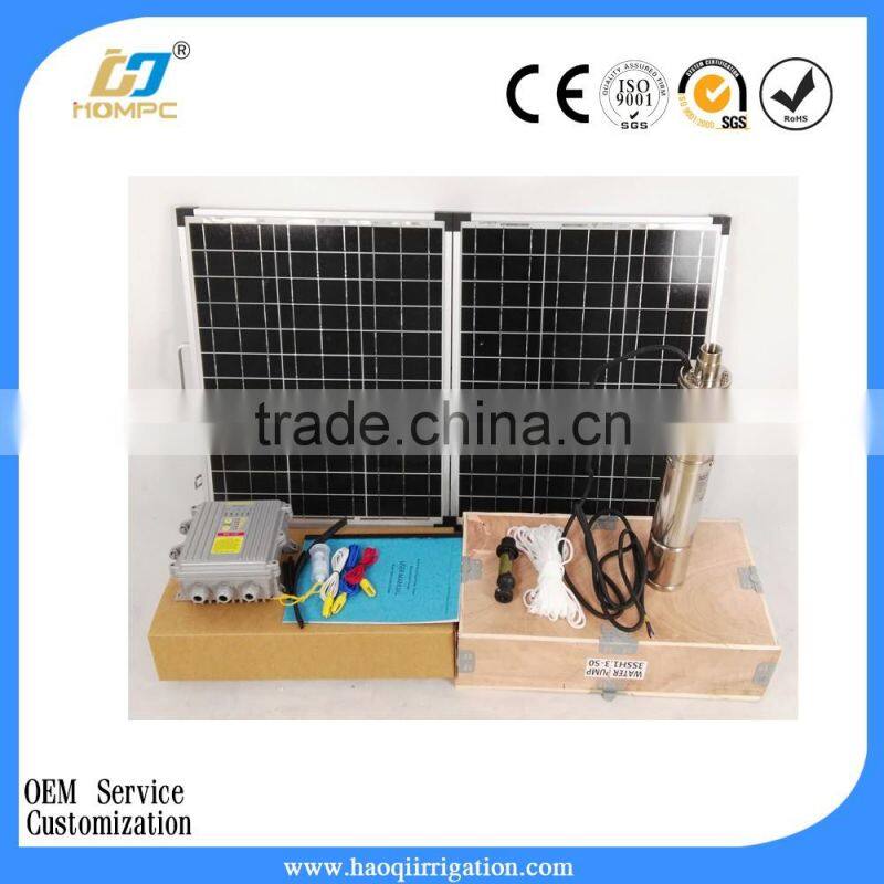 DC36V 400W 3 inch Helical Rotor submersible pump solar powered water pump