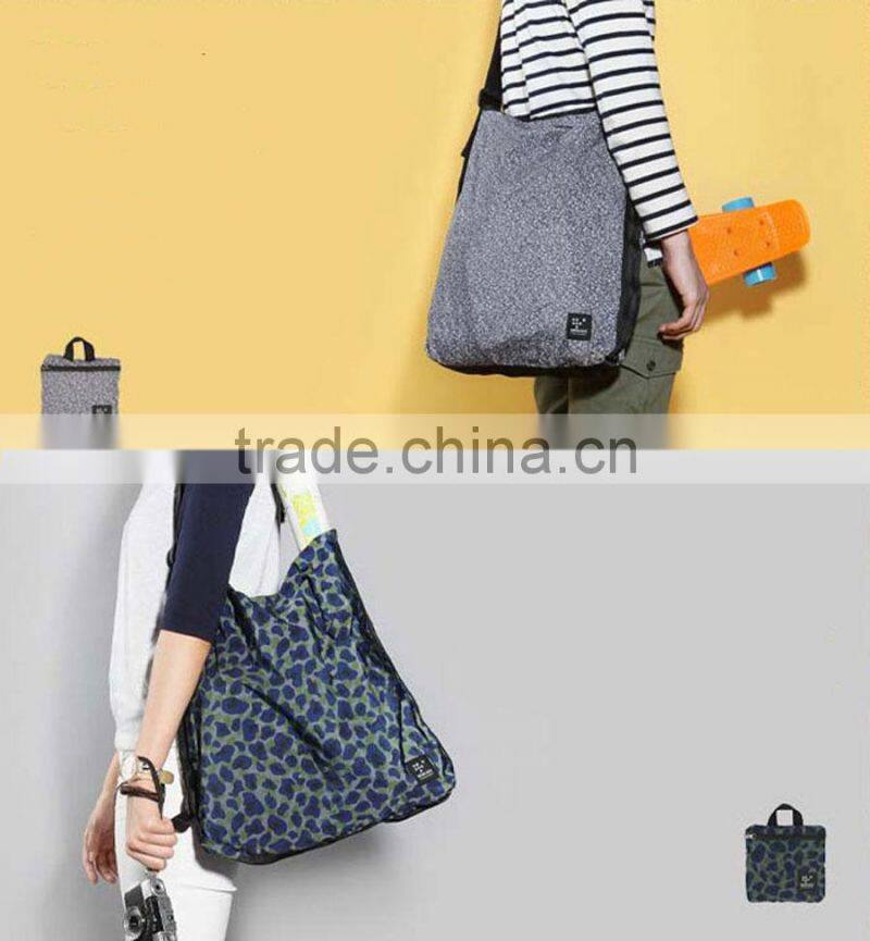 Sports Foldable Fabric Tote Shopper Bag Reusable eco Bag