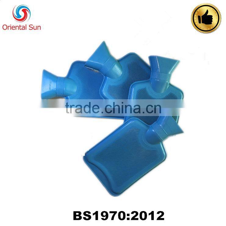 1000ml BS rubber green hot water bottle