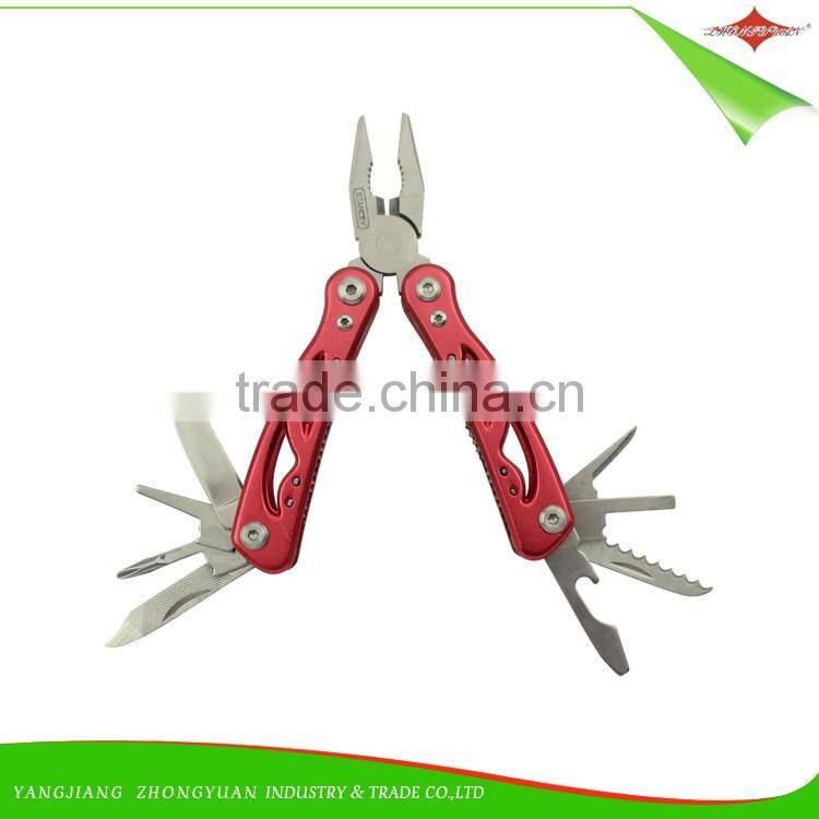 ZY-V1006 stainless steel fold pocket multi function tool pliers outdoor use