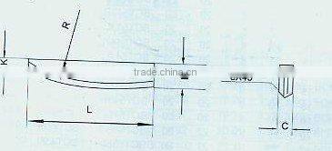 cemented carbide tipped welding cutting blade for cutter---for reamer(1333)