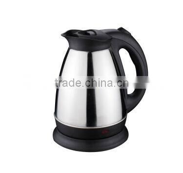portable 1.5L stainless steel electric kettle cordless
