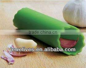 Kitchen promotion silicone garlic vegetable tools / silicone garlic peeler