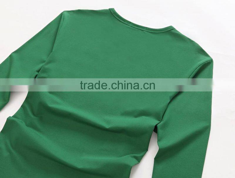 mens cheap brand fashion long sleeve plain cotton t shirt