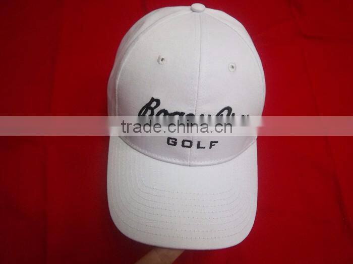 2016 cheapcustom 6 panel golf hat and cap with embroidery LOGO