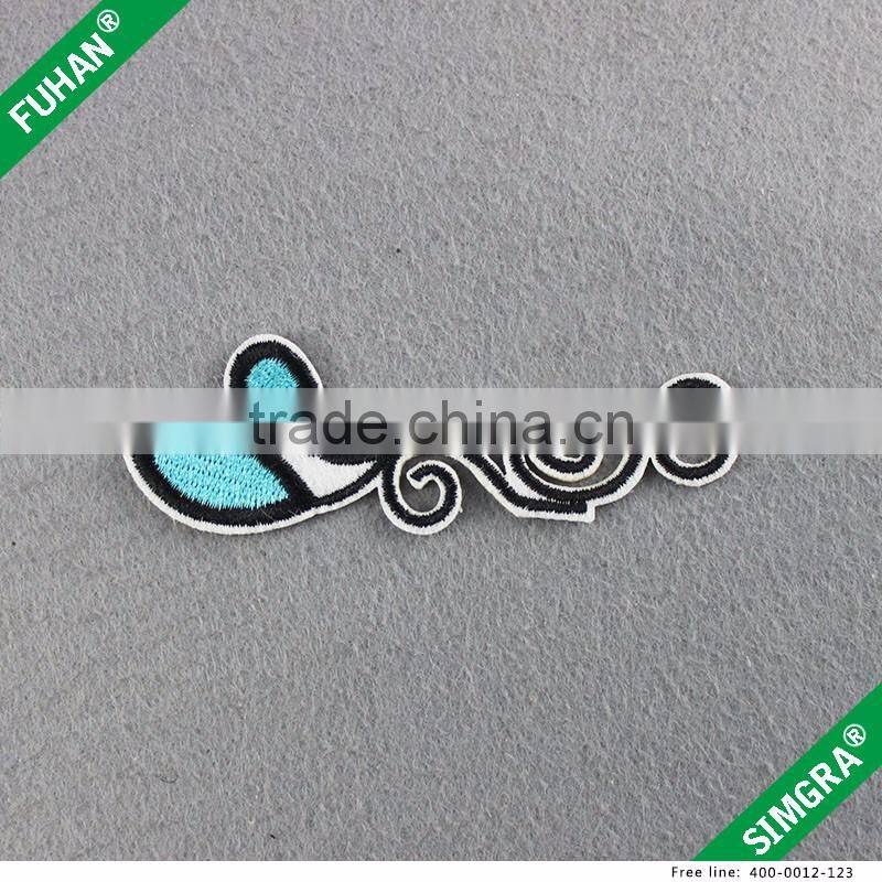 Hangzhou Garment Accessories Custom Design Hats Sewing Embroidery Badges