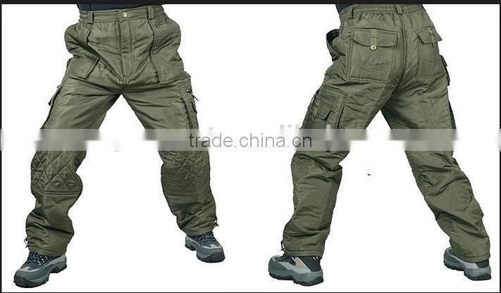 OEM MADE IN CHINA WORKING Khaki Uniform Pants khaki POLYESTER Fabric Cargo Pants