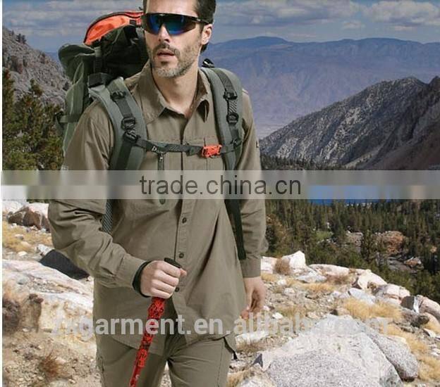 ZX Outdoor/Fishing Shirt Mens vented camp shirts Casual sports shirts