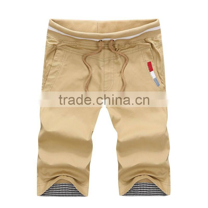 2016 hot sale 100% Cotton men causal men Short Pants/Trousers