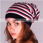 Custom adult animal crocheted winter cat ear knitted hat