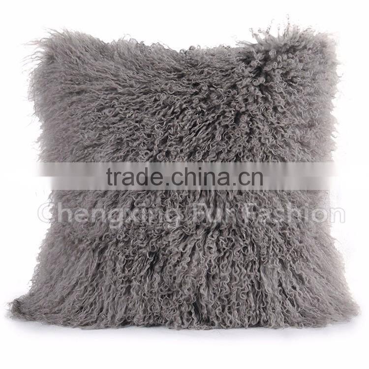 CX-D-04V Lamb Fur Pillow Cases Factory Fashion 100% Competitive Price Cheap Wholesale Pillow