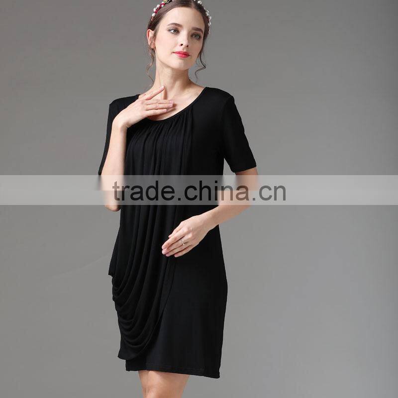 MAMALOVE Soft Knitted Fabric Summer Matern Dress Manufacturer Nurs Clothes Breastfeeding Dress