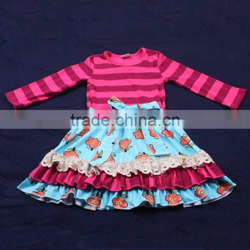 Hot Sale Teen Girl Clothing sets Children Spring Sweet Posh Outfits LBYTZ001-43