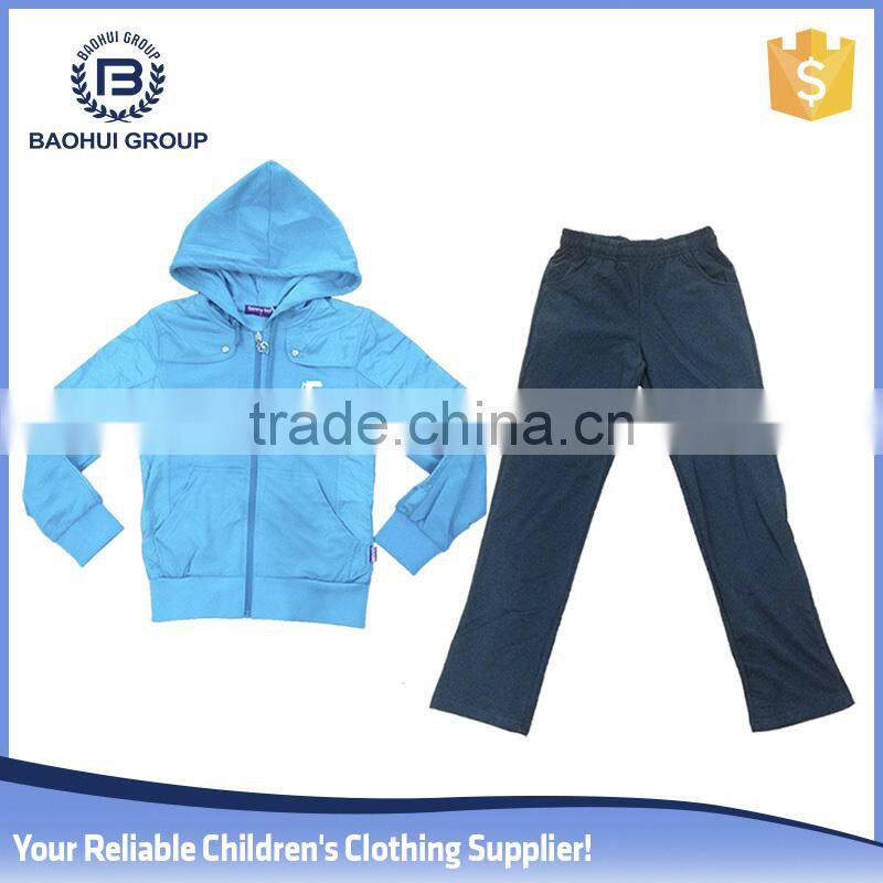 winter stock wholesale kid clothing sets girl boutique sweater hoodies