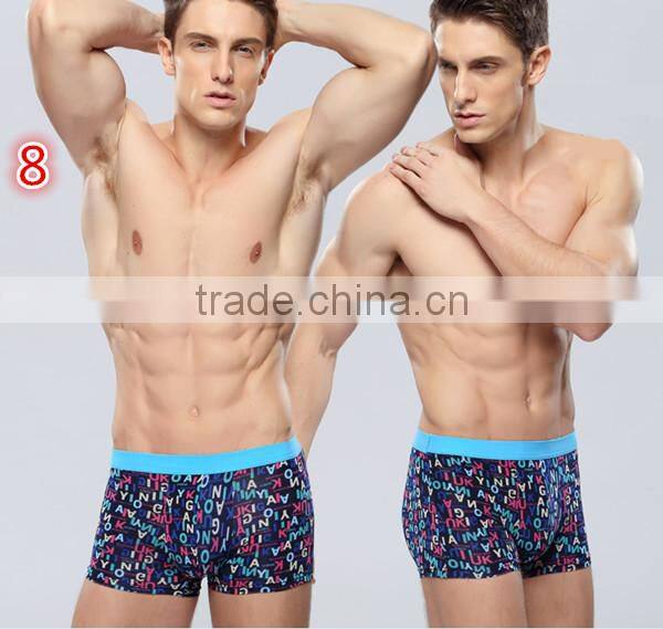 Hot sale new design many colors for choice boxer briefs alibaba suppliers men pringting underwear