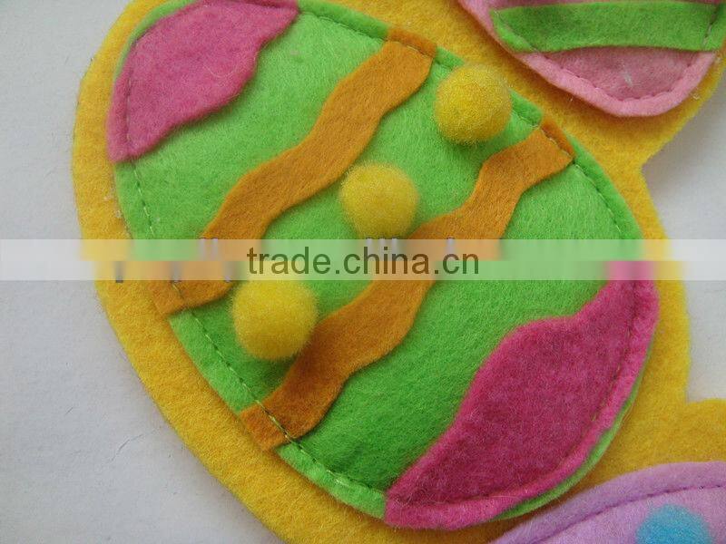 Felt Material Easter Egg Circle Decoration Easter Decoration
