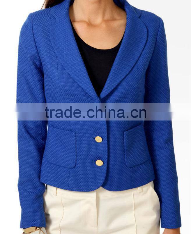 Essential Jacquard Lady Woven Blazer