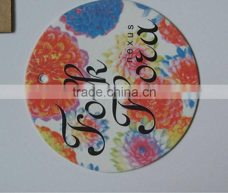garment cardboard hand tag