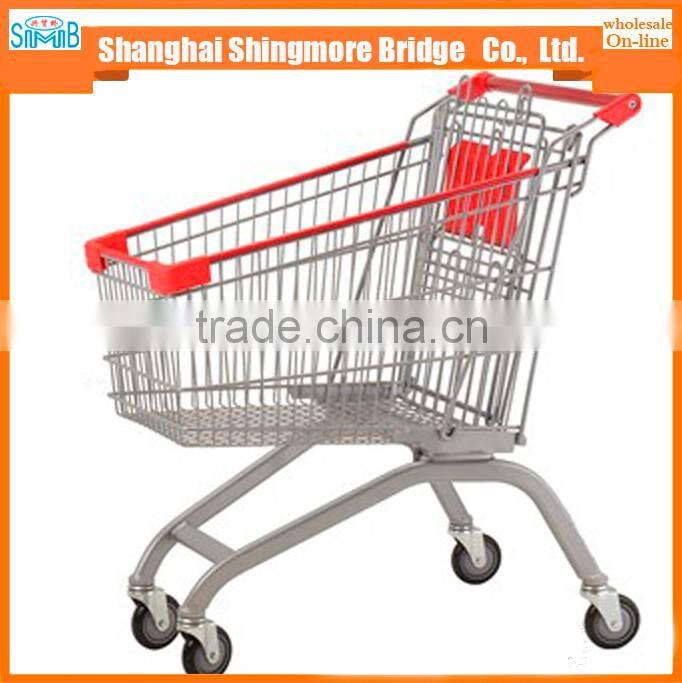 hot sales good quality 180L european supermarket trolley