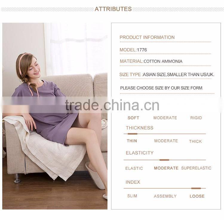 Many years factory Qianxiu casual style home maternity dress