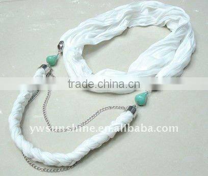 Fashion Beaded scarf necklaces jewelry