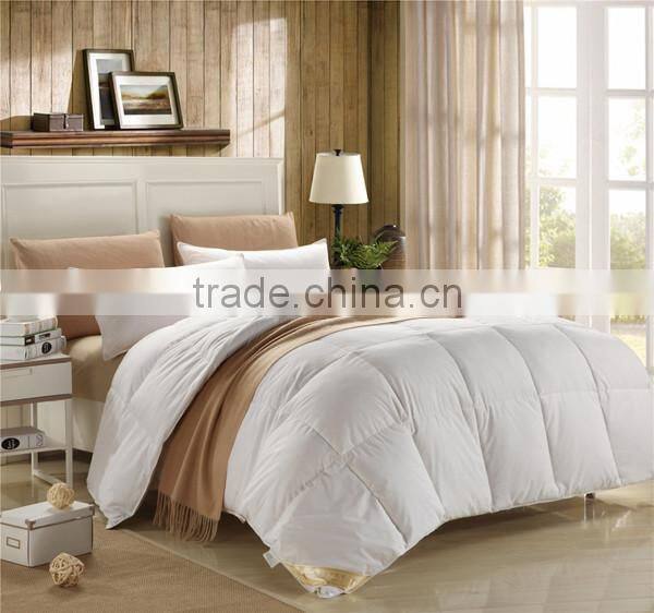 Polycotton fabric 100% cotton filling soft hotel comforter