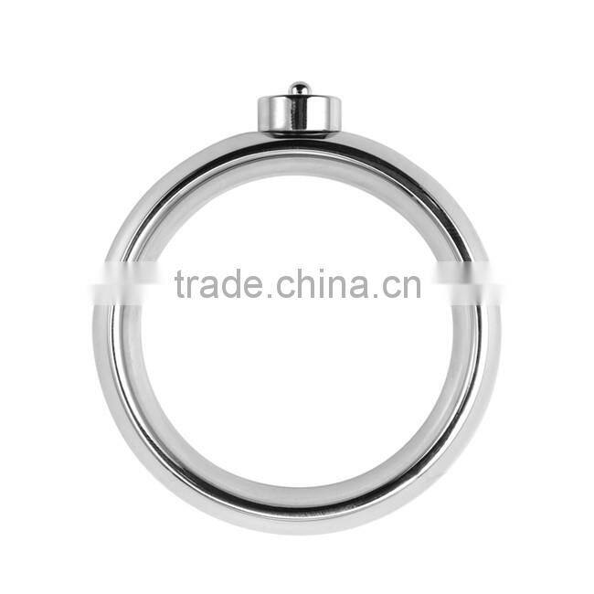 Male Electric Shock Cock Ring, Metal Penis Enlarger Massager Accessory For DIY Sex Toys