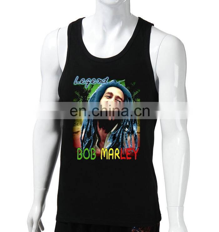 BOB MARLEY running singlet shirts,sexy singlet