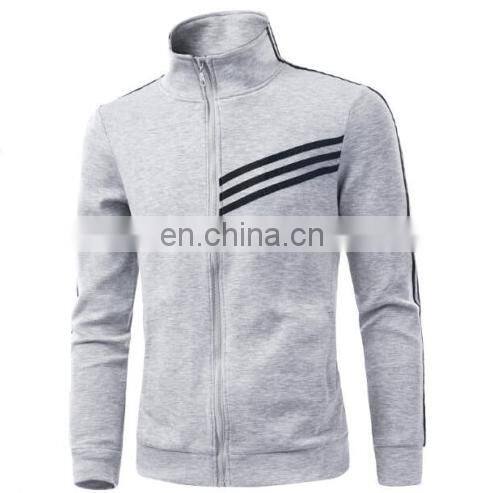 Wholesale Alibaba 2017 Mens Slim Fit Zip Up Jumper Sweatshirt Jacket Tracksuit Top