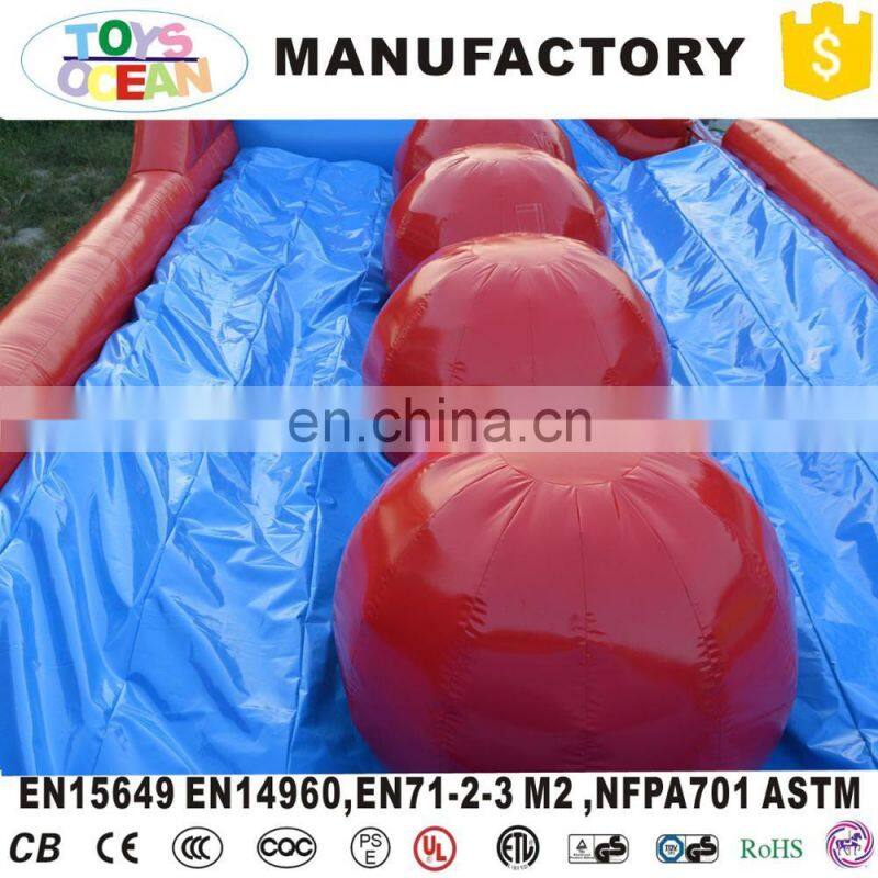 Inflatable interactive outdoor sport game wipe out big baller