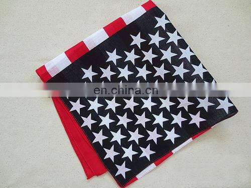 The flag of the United States ,The stars and stripes,100% Cotton Bandana