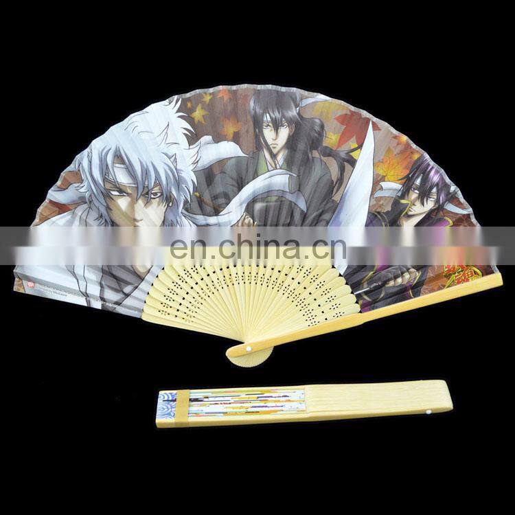 Personalized chinese custom hand held bamboo fans