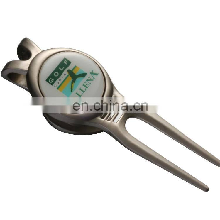 various design golf fork pitch divot tool