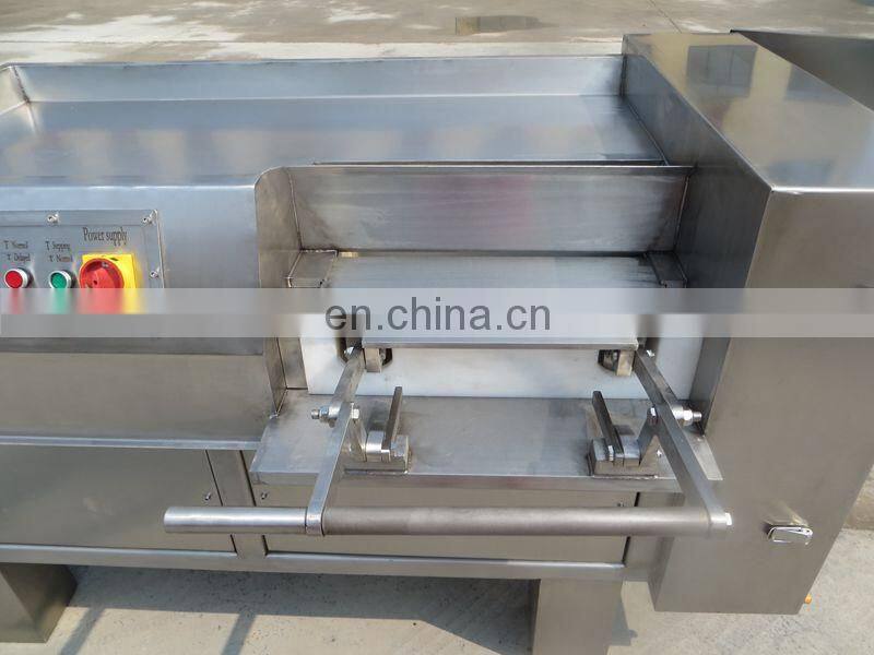 automatic frozen beef cube dicer/chicken breast dicing machine/poultry meat cutting machine