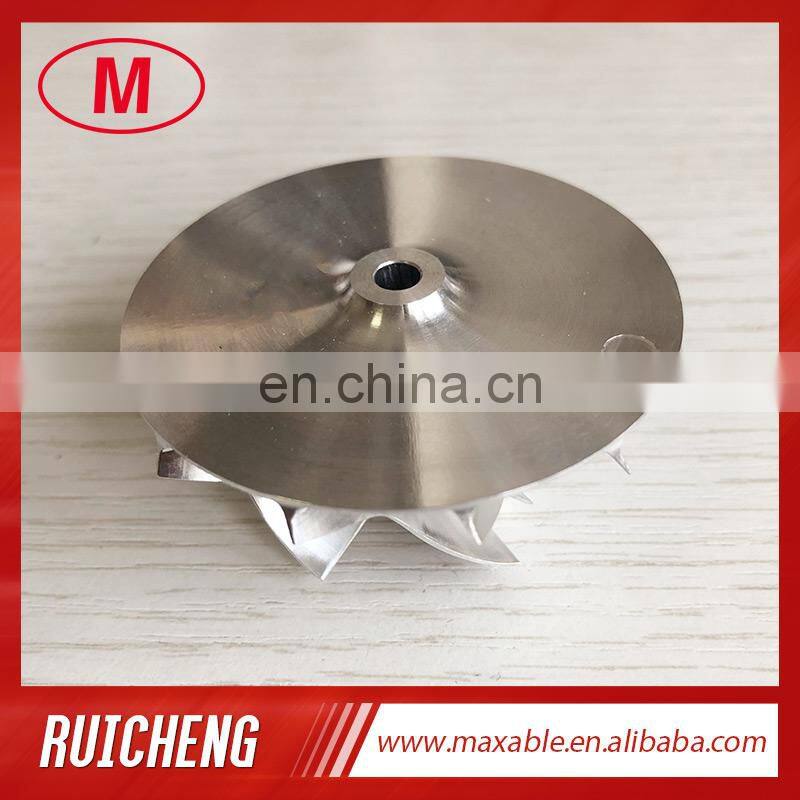 K04 5306-123-2035 41.65/56.8mm 6+6 blades  high performance turbocharger milling/aluminum 2618 /billet compressor wheel