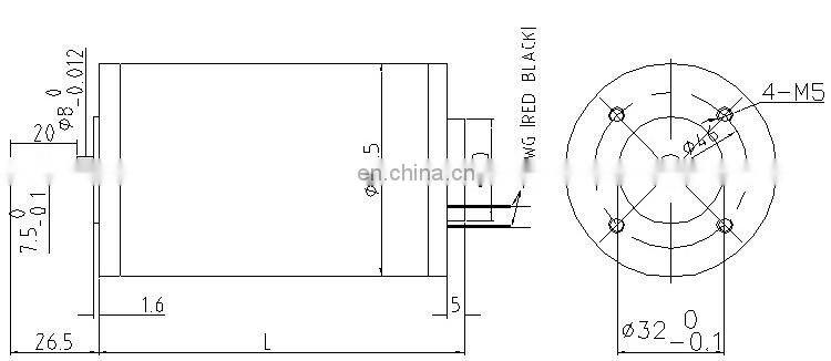 OD 66 mm 110v 150 watt dc electric motor 4000 rpm brushed motor BMM380