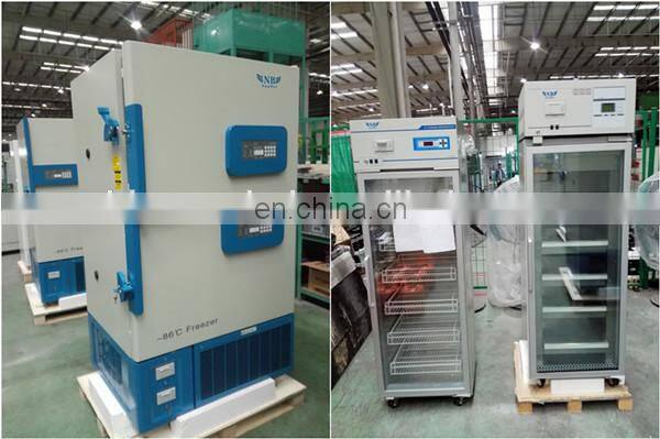 Glass door medication pharmacy lab vaccine refrigerator price