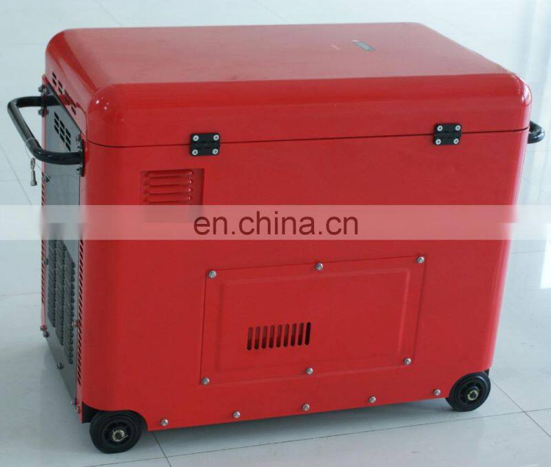BISON CHINA TaiZhou 6.5kw Silent Type ISO9001 CE Man Diesel Generator
