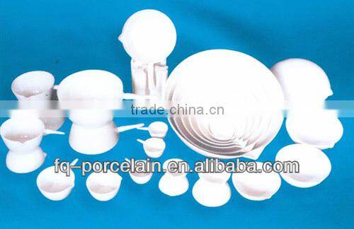 inexpensive Hemisphere evaporating basins,porcelain basins,Round Bottom with spout,Glazed