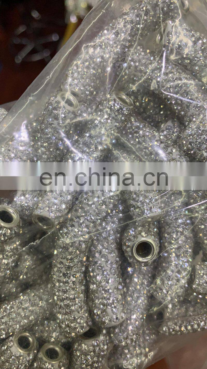 china natural stone crystal ab heart shape beads, white crystal AB for jewelry