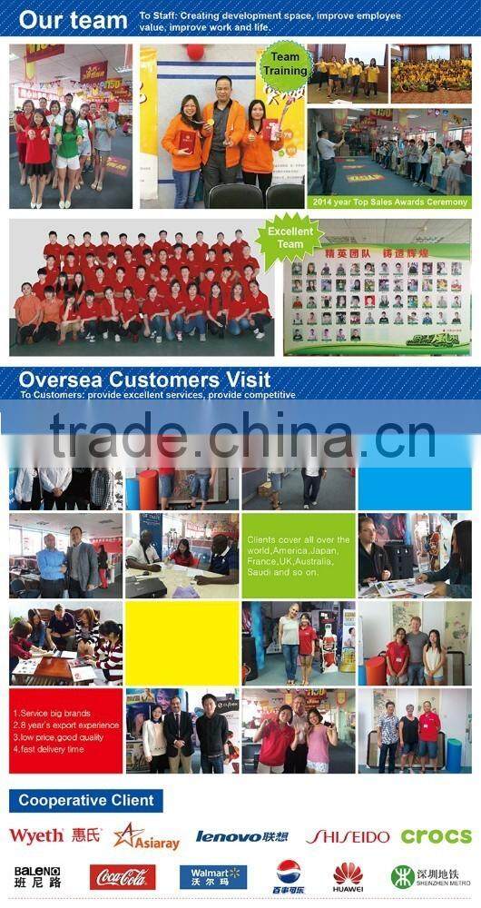 Double sides printing step and repeat banner stand with lights in Shenzhen D-0606