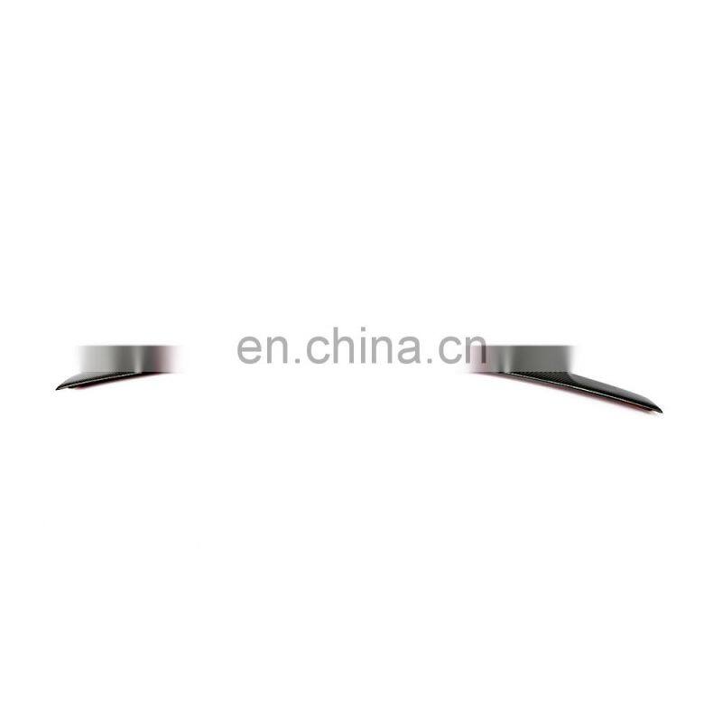 Carbon Trunk Spoiler Lip 2008-2013 W204 C200 C250 C300 C350 C63 AMG fit for benz 08-13