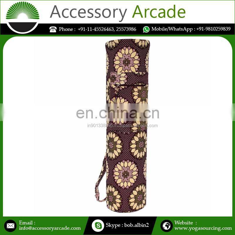 Top Quality Multi Color New Stylish Embroidery Special Design In Drawstring Custom Yoga Mat Bag