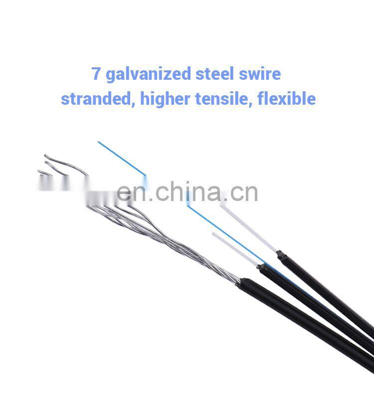 SC/UPC-SC/APC Single Mode G657A G652D Simplex Outdoor FTTH Drop Cable Patchcord Fiber Optic Patchcord