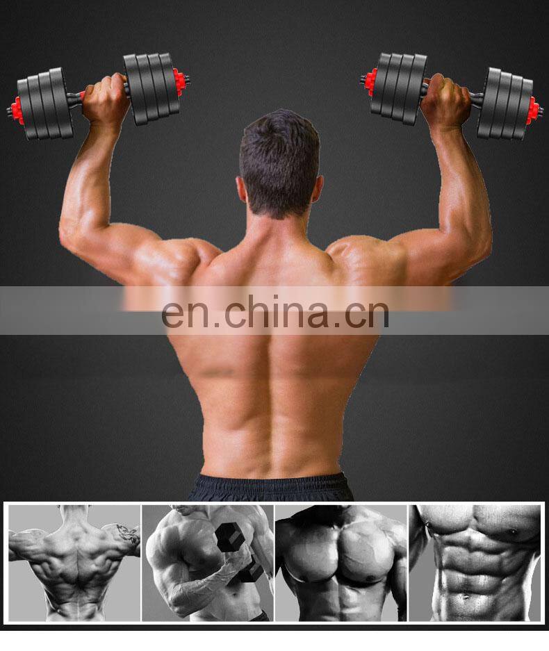 16/24/40KG Fitness Bodybulding Gym Equipment Barbell Set With Weight Plates Safety Ajustable Dumbell barbell for Sale