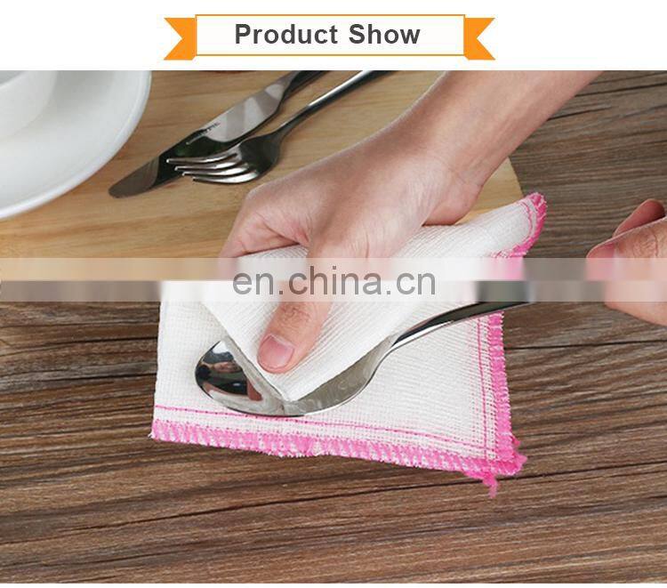 Household Daily Use Super Power Of Water Absorbency Kitchen Cleaning Dish Towel Cloth