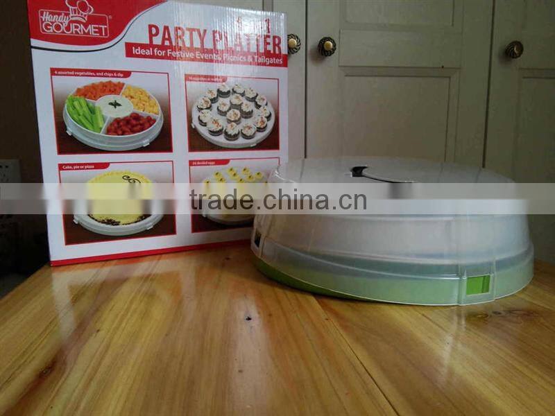 KH New High Quality 4 In 1 Party Platter